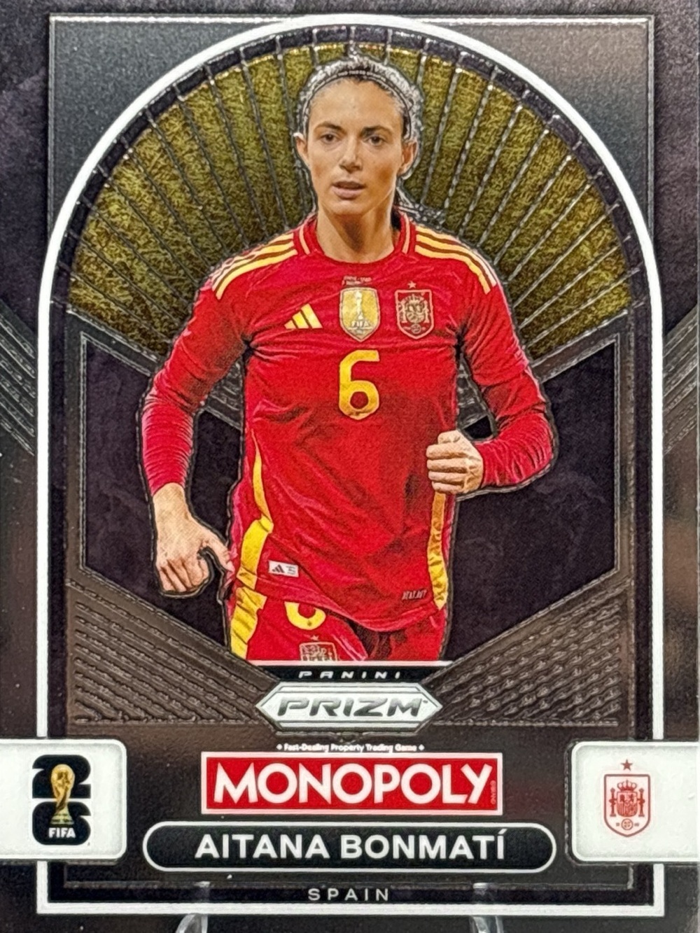 Panini Prizm Monopoly Aitana Bonmatí Soccer Card